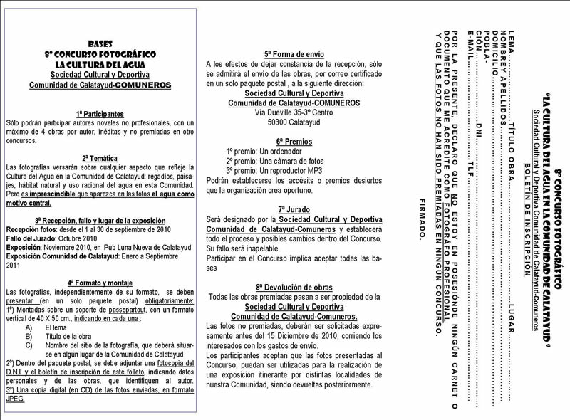 Bases Concurso 2010