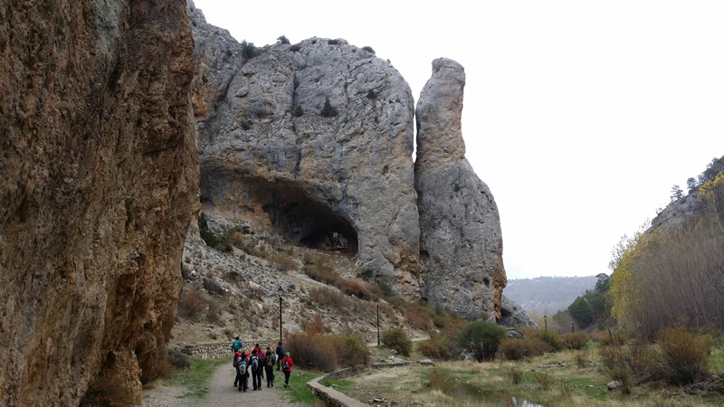 ruta desde Fr&iacute;as a Calomarde